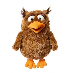 Marionnette à main Eulalie le Hibou signée Living Puppets