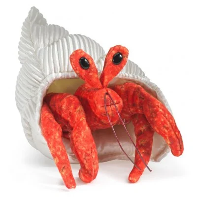 Fingerpuppe „Einsiedlerkrebs“ von Folkmanis