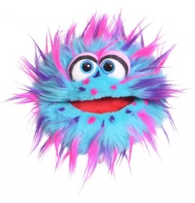 Marionnette à main Petit monstre Plops signée Living Puppets